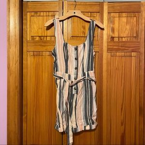 American Eagle Outfitters Stripped Romper